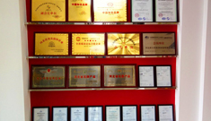 琳瑯滿(mǎn)目的榮譽(yù)