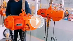 雙速15臺辰力電動葫蘆測試完畢，準備打包發貨